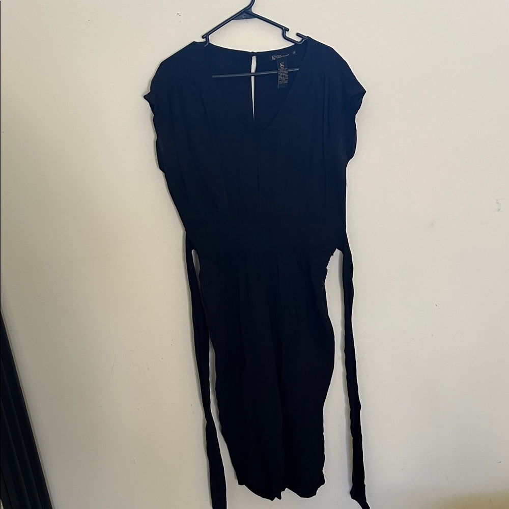 Grass Collection Black Jumpsuit